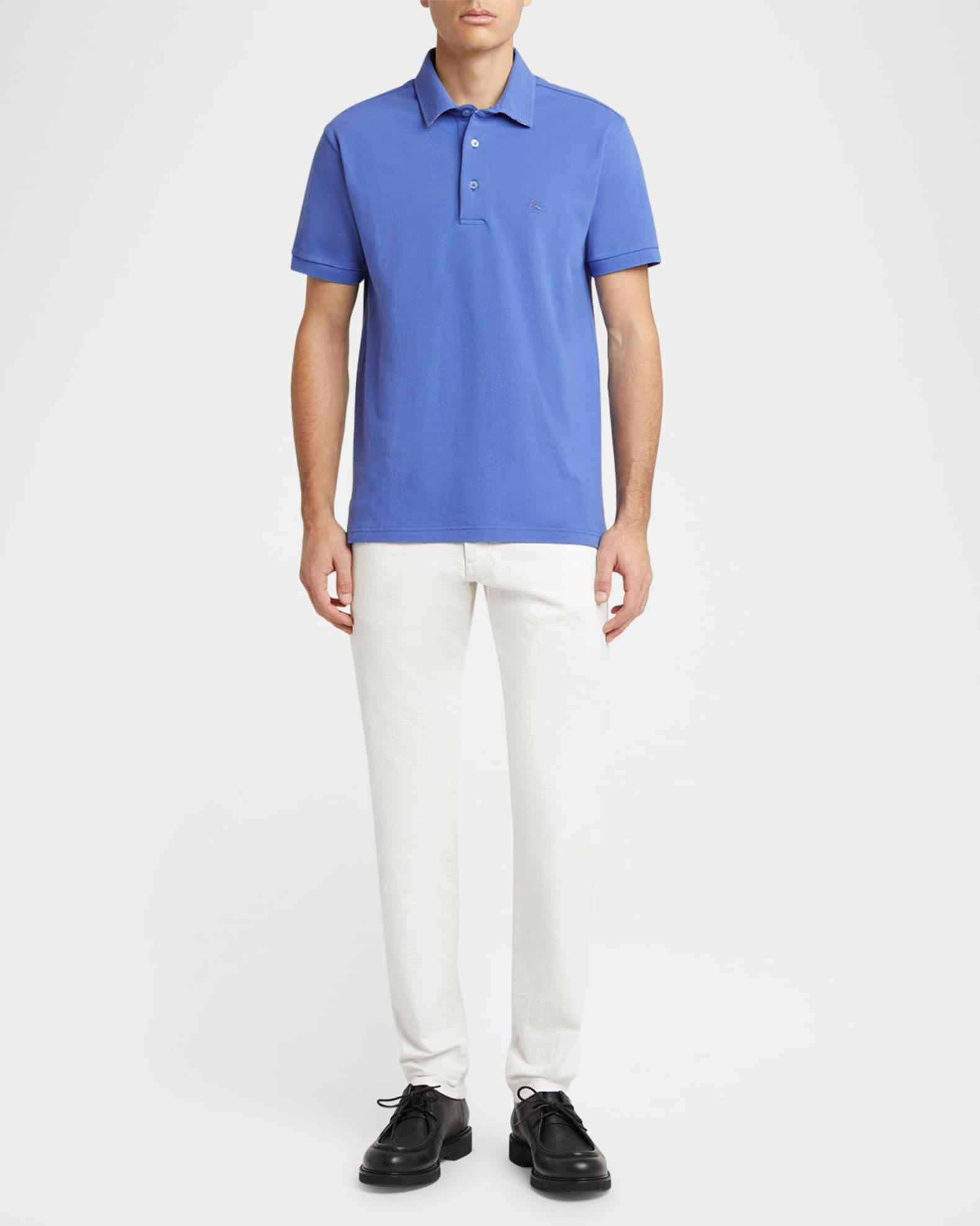 Men's Tipped Pique Polo Shirt Product Image