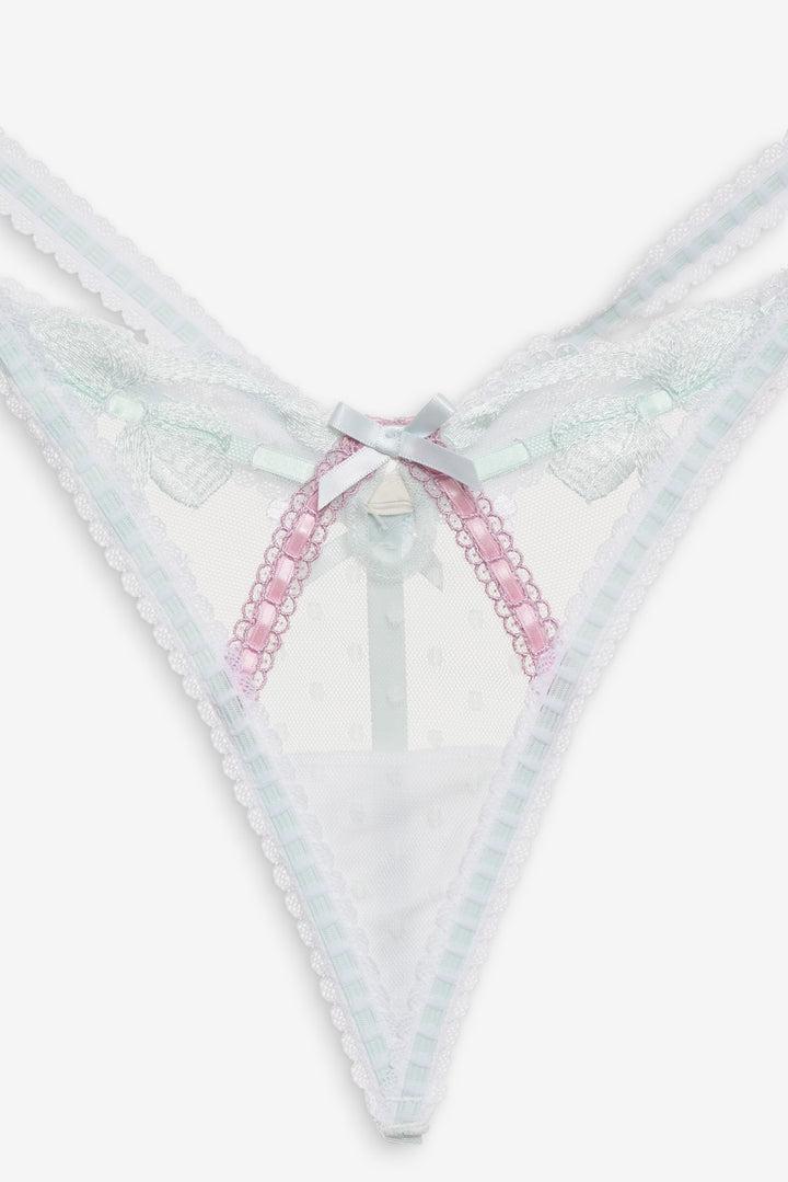Billie Bow Underwire Bra — Mint Product Image