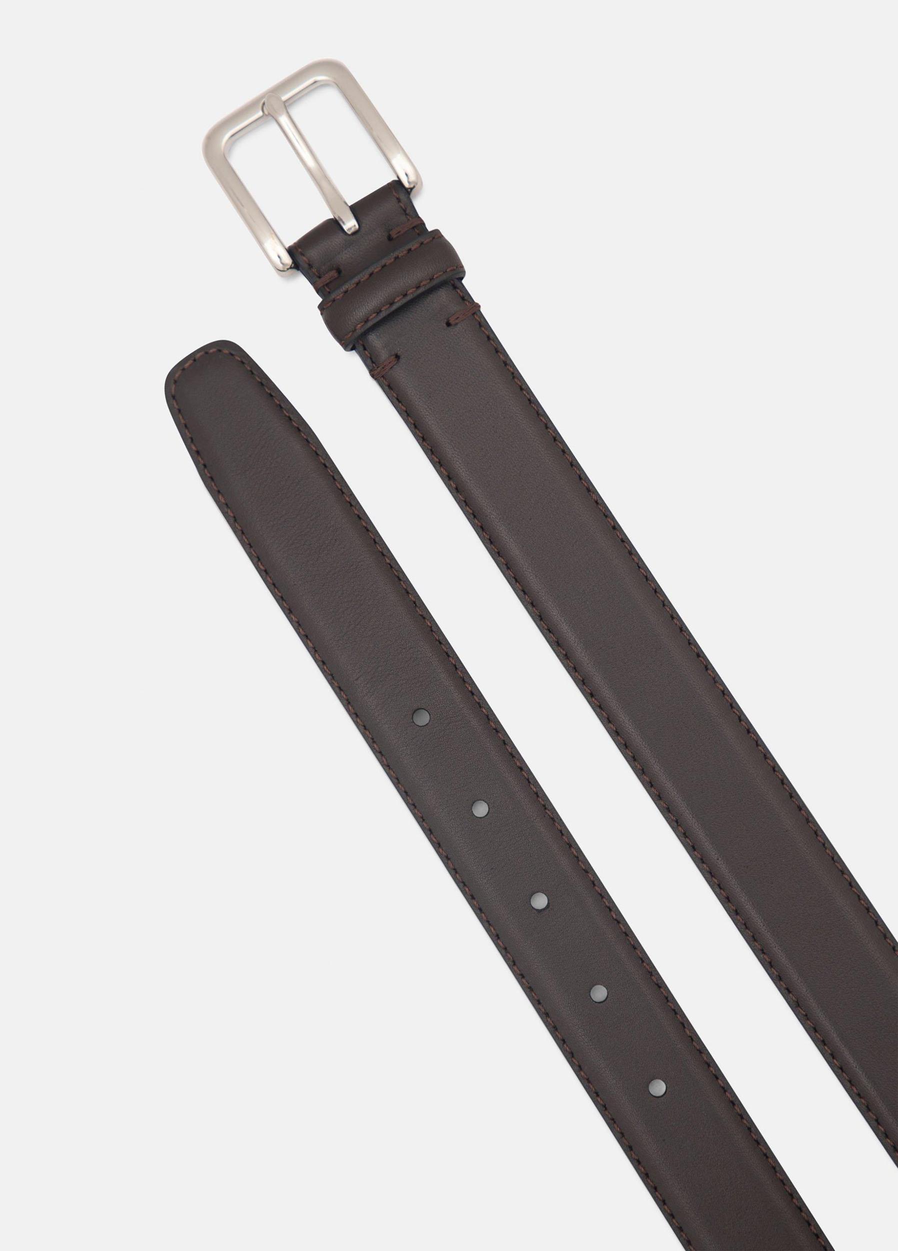Men’s 30mm Stitched Leather Belt Product Image