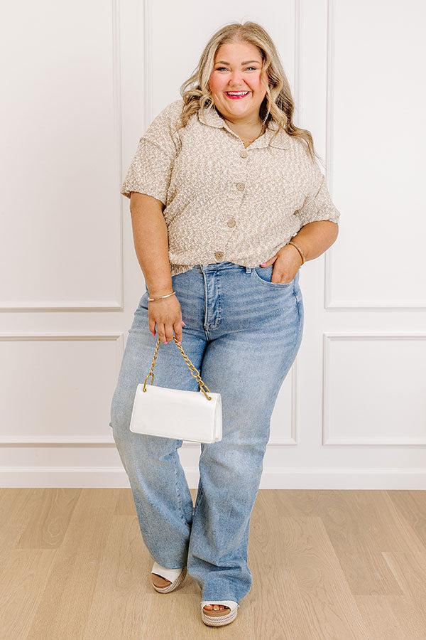 RISEN Lainey High Waist Straight Leg Jean Curve Product Image