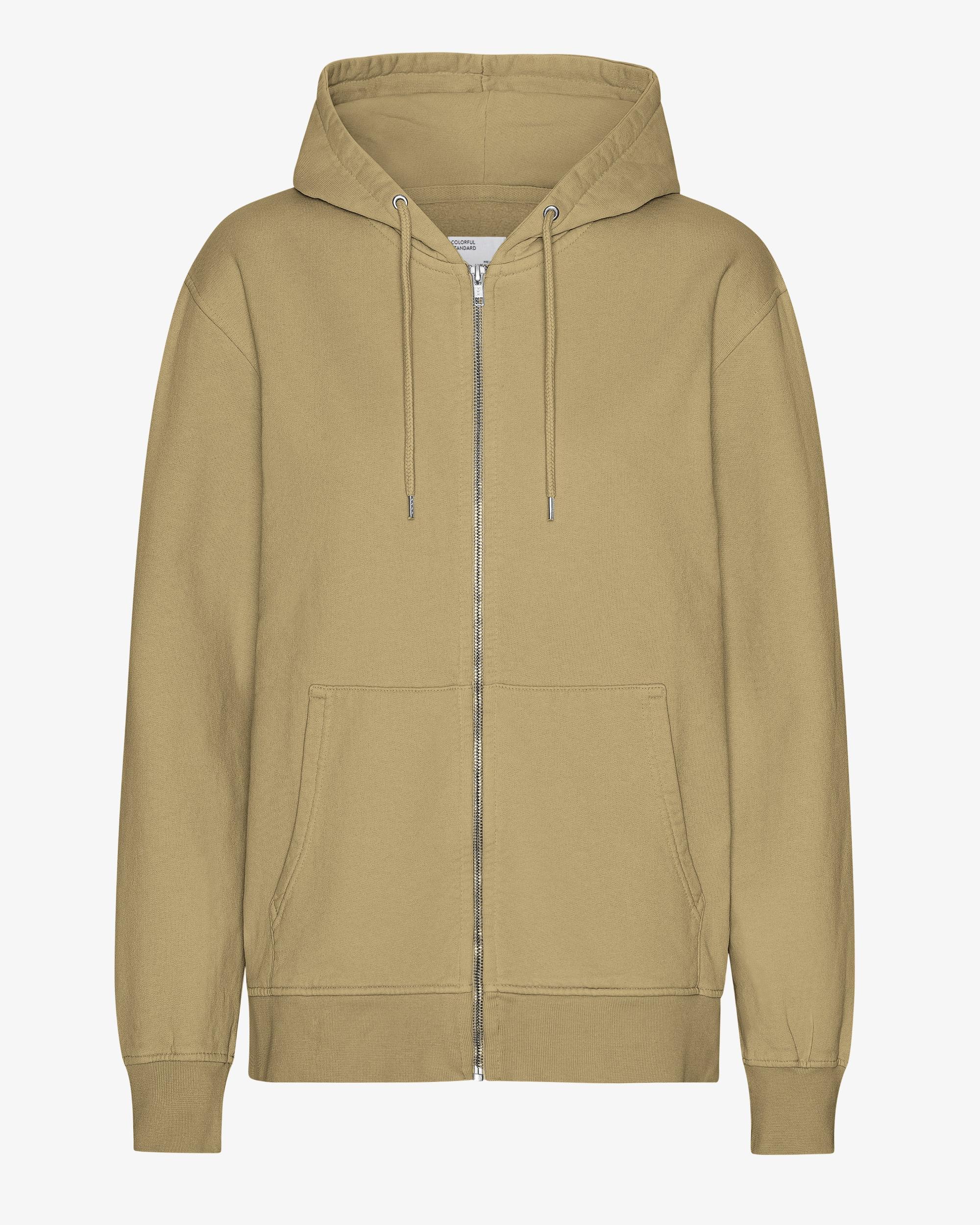 Classic Organic Zip Hood - Ivory White Product Image