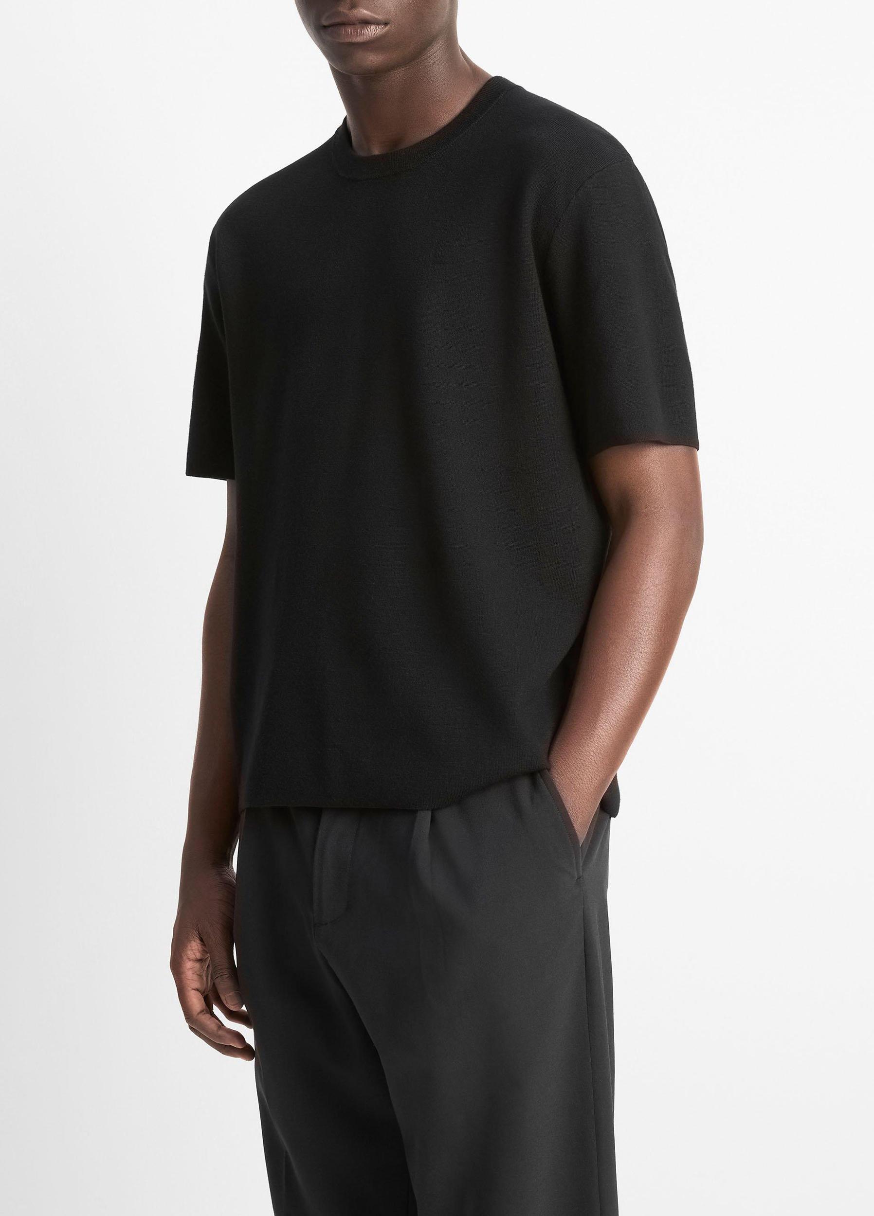 Milano Short-Sleeve Crew Neck Sweater Product Image