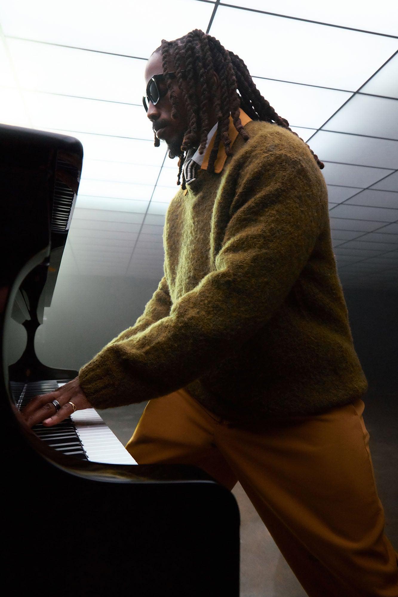 Always Here Crewneck Sweater - Olive Product Image