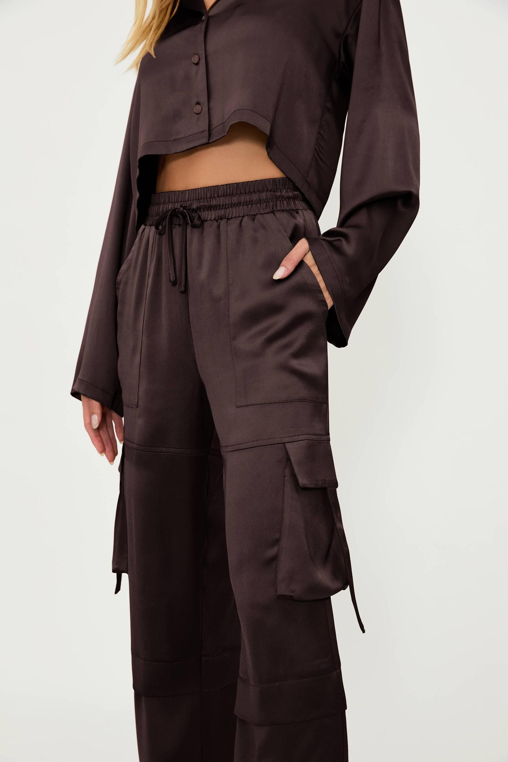 Gianna Pant Java Satin Product Image
