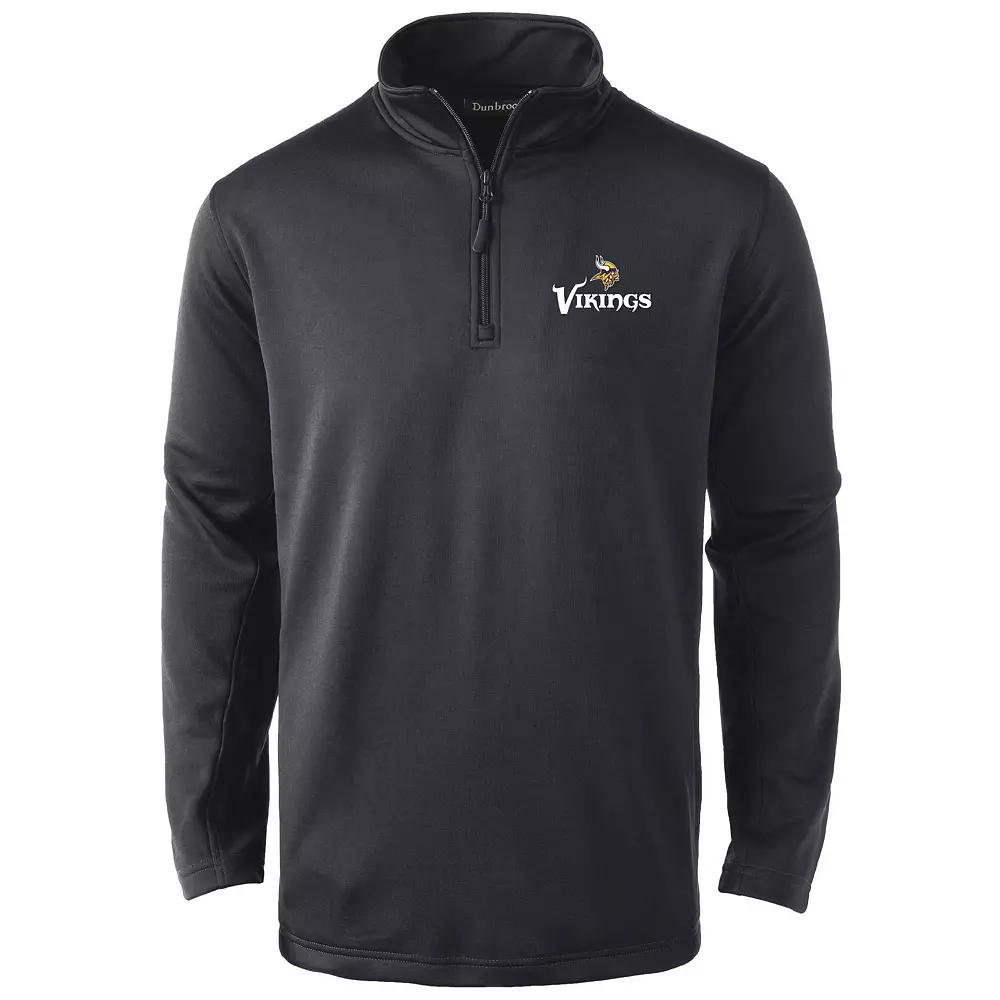 Men's Dunbrooke Black Minnesota Vikings All-Star Tech Quarter-Zip Top,  Product Image