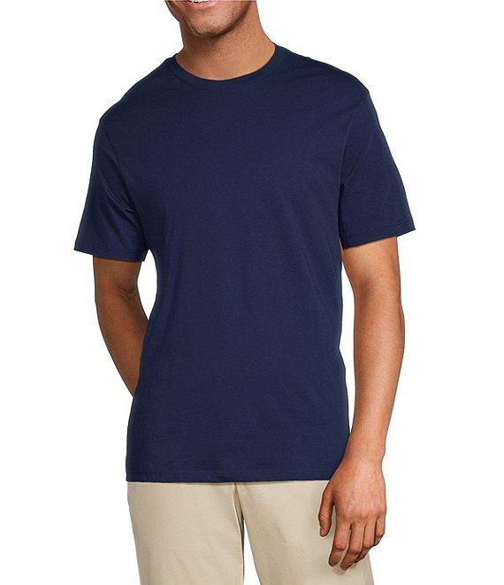 Roundtree & Yorke Solid Cloud Short Sleeve Crew Neck T-Shirt Product Image
