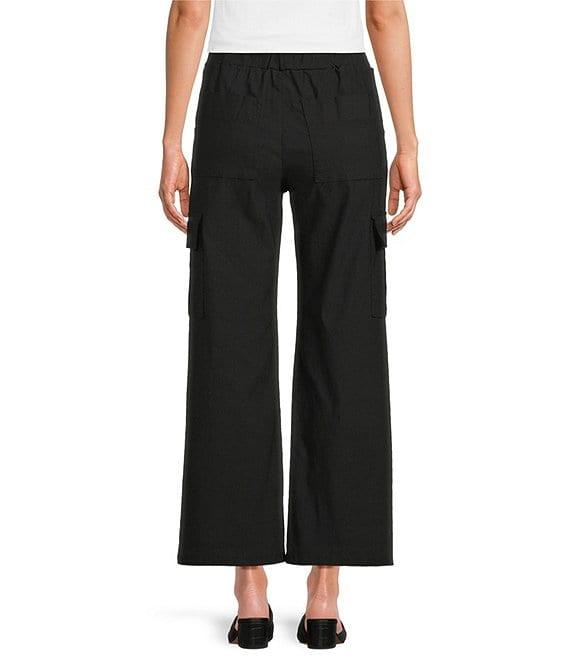 M Made in Italy Straight Leg Pull On Cargo Pants Product Image