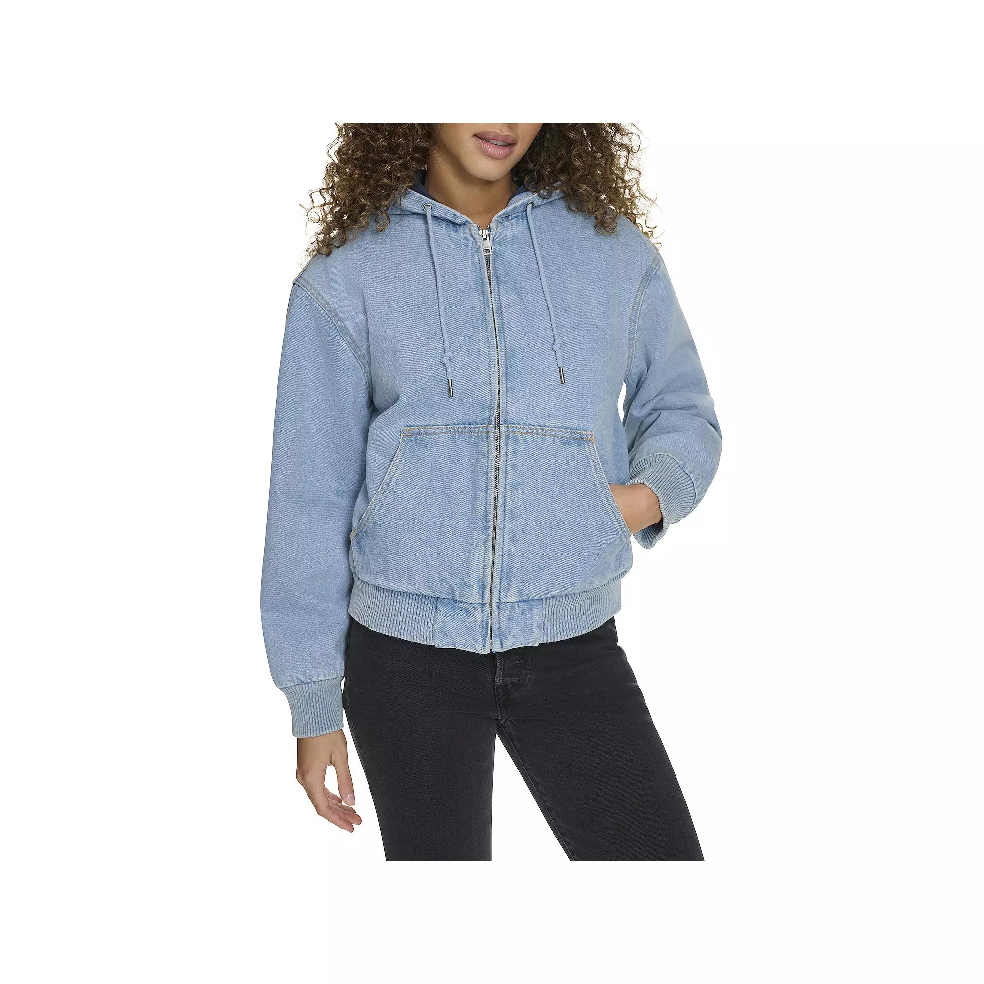 Women's Levi's® Quilted Lining Hoodie Bomber Jacket Product Image