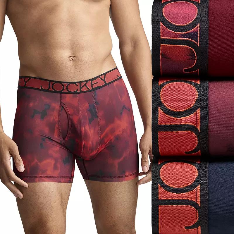 Men's Jockey 3-Pack Active Microfiber 5" Boxer Briefs,  Product Image
