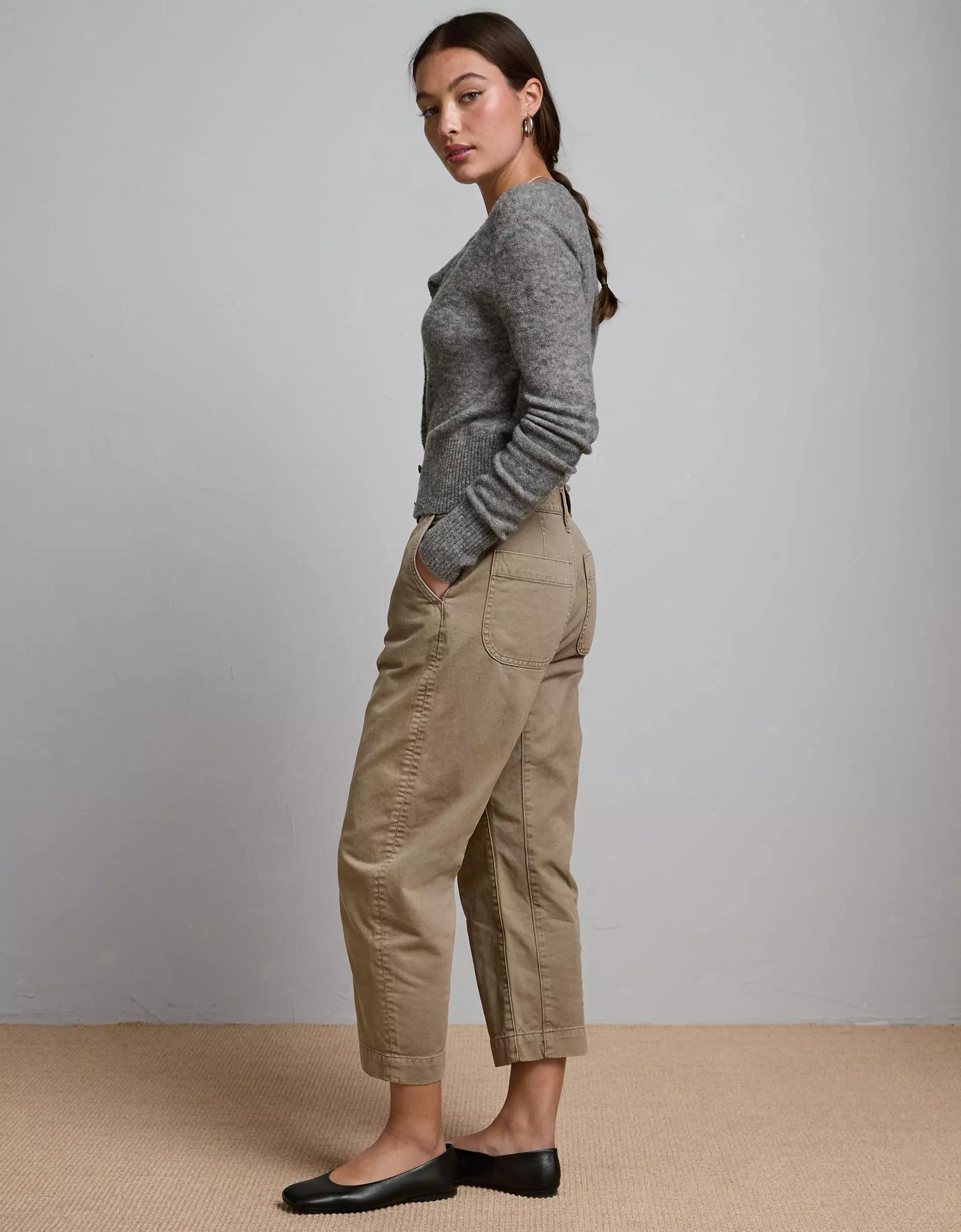 AE77 Premium Barrel Jean Product Image