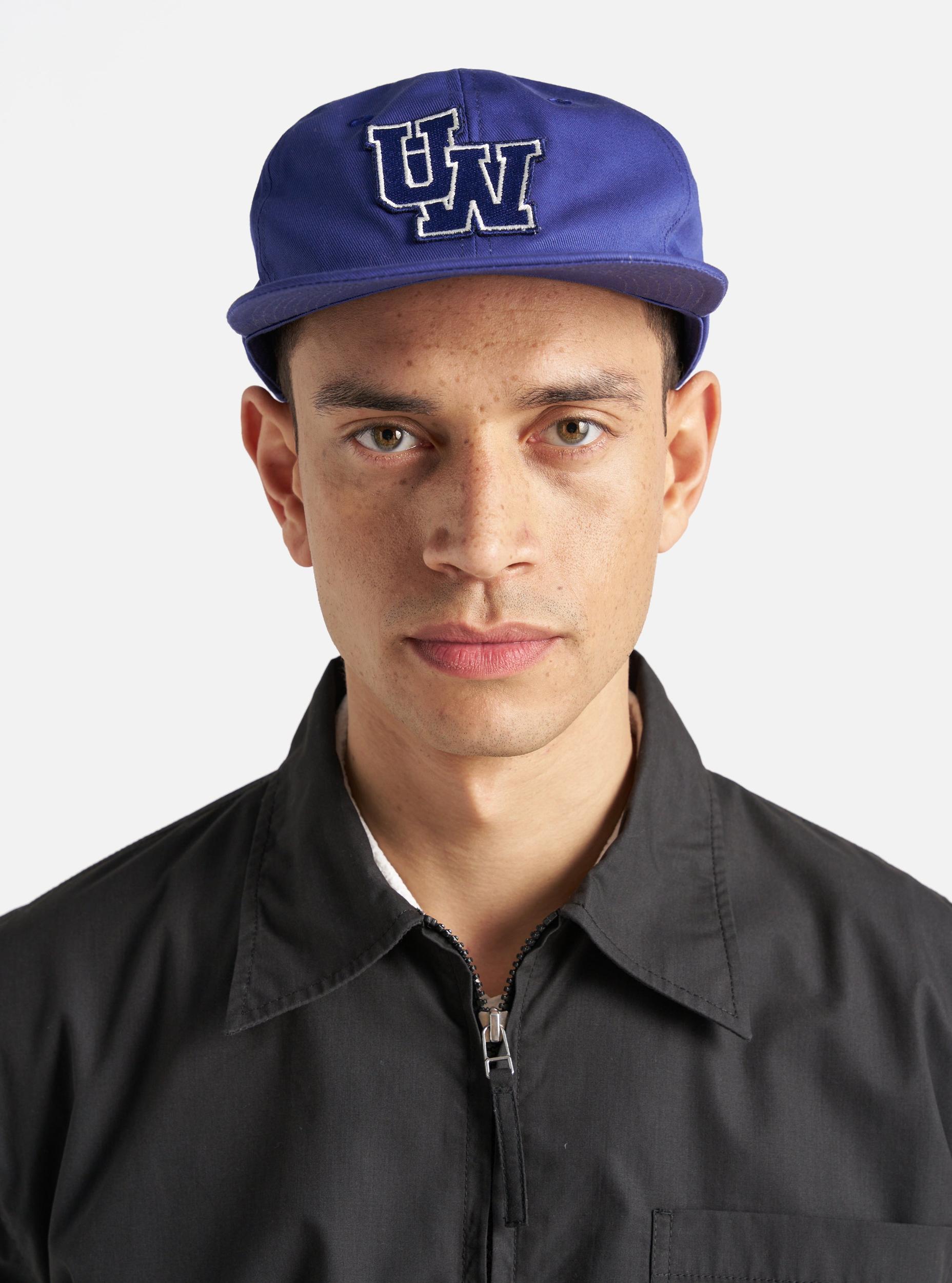 Universal Works Baseball Hat in Bright Navy Twill Cotton Product Image