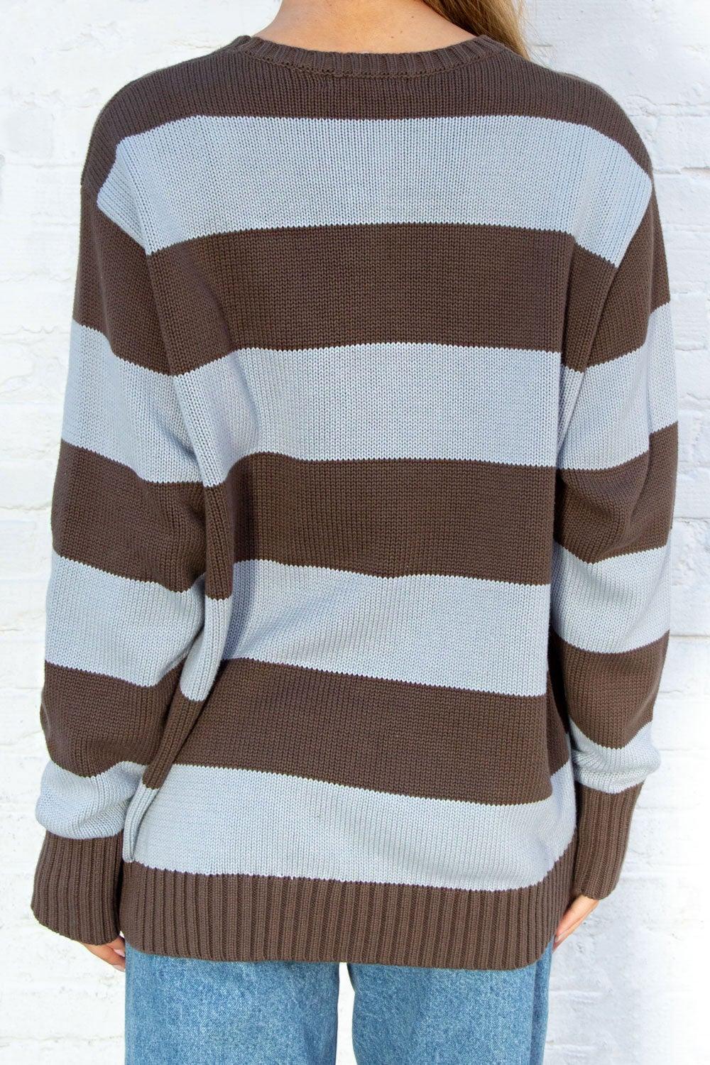 Brianna Cotton Thick Stripe Sweater Product Image