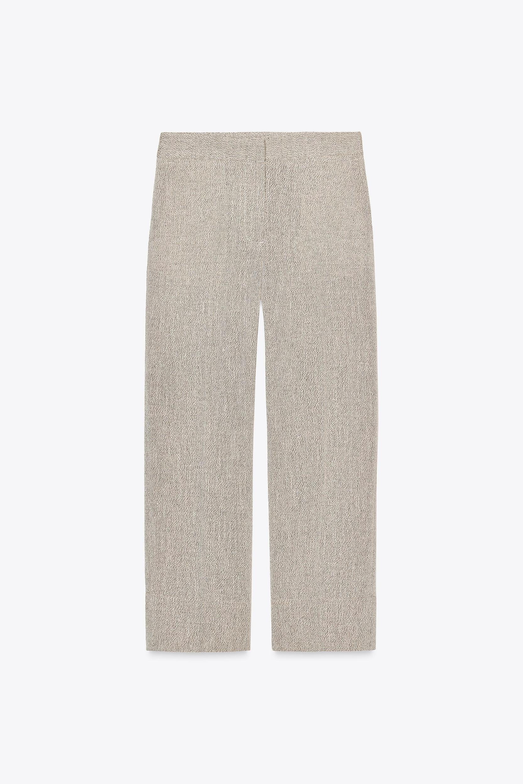 TURNED UP CUFF STRAIGHT LEG PANTS Product Image