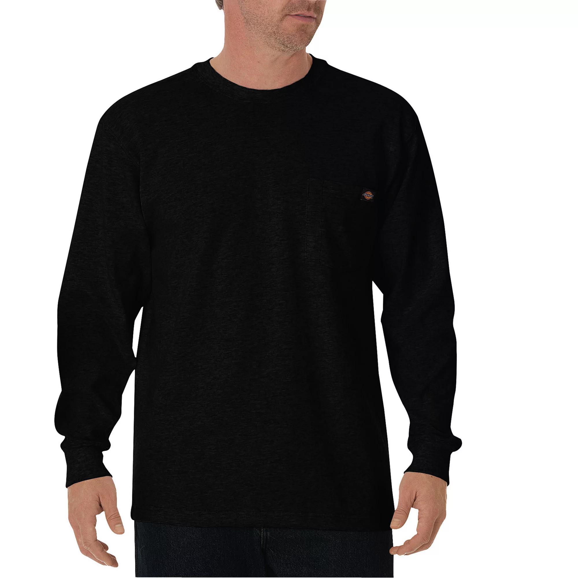 Men's Dickies Heavyweight Crewneck Long Sleeve Tee,  Product Image