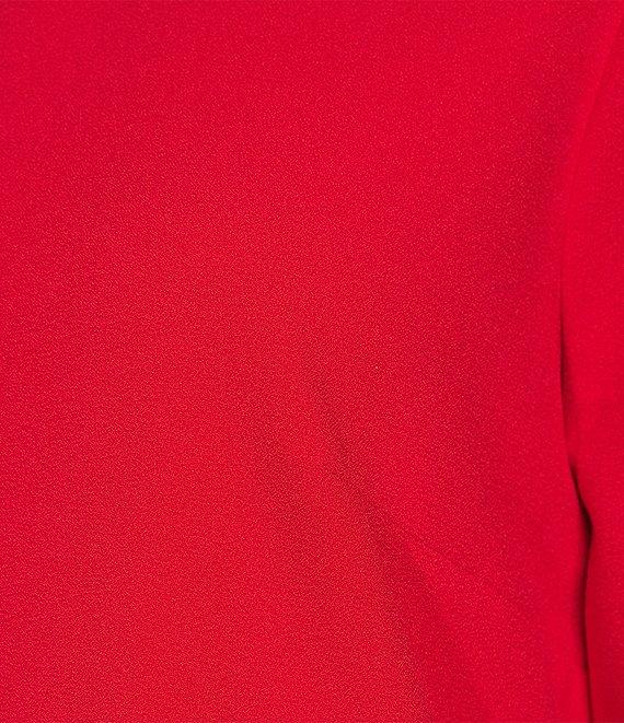 Preston & York Valentine Long Sleeve Ruffle Crepe Dress Product Image