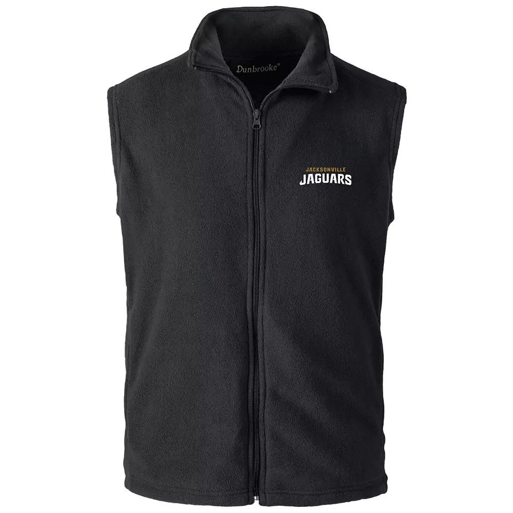 Men's Black Jacksonville Jaguars Houston Fleece Full-Zip Vest,  Product Image