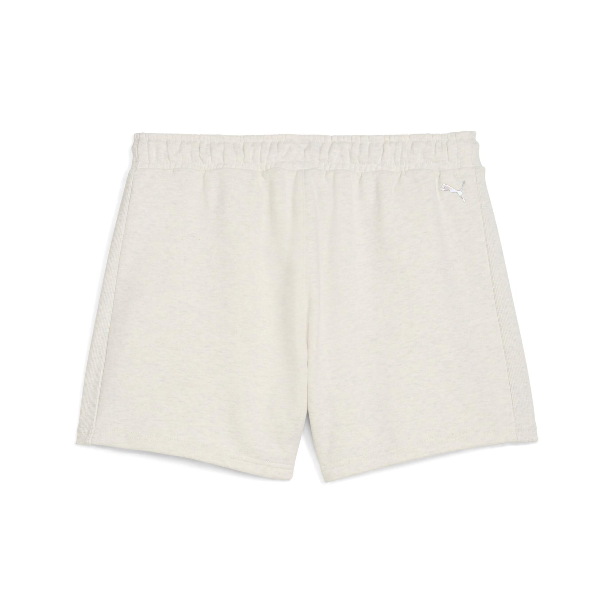 PUMA Stewie Prism Women's Basketball Shorts in Grey Product Image