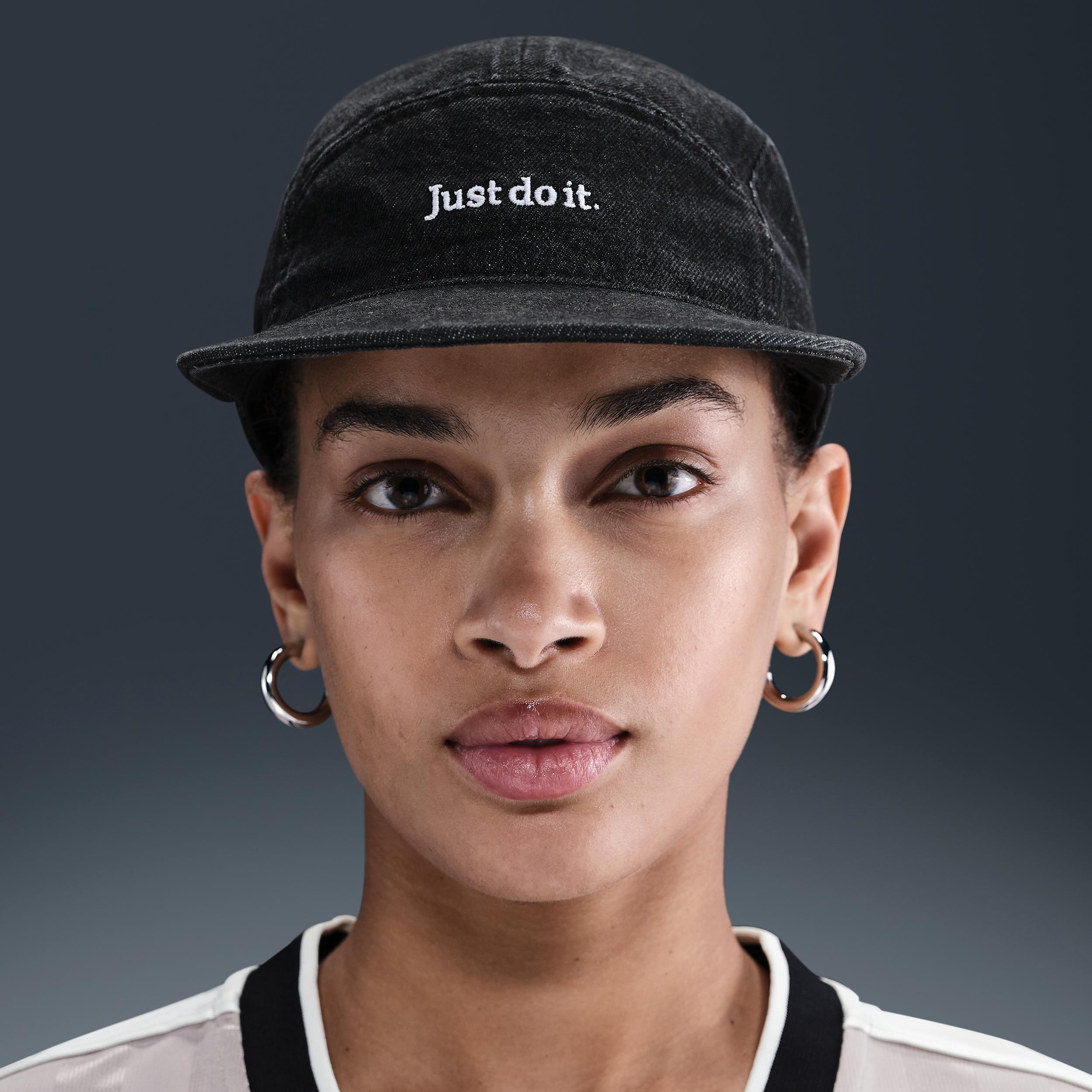 Nike Unisex Fly Unstructured Denim Cap | IB2345-010 Product Image