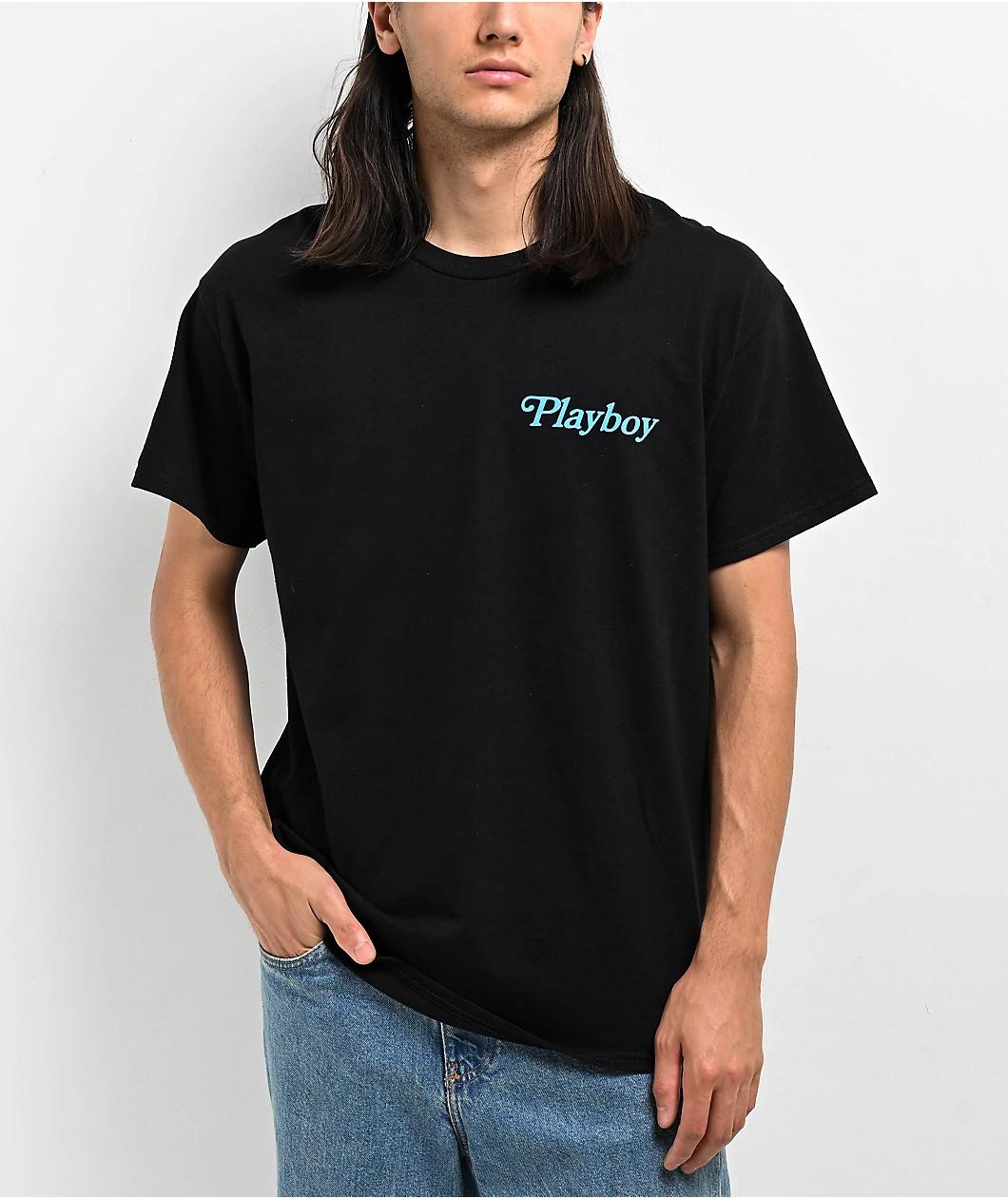 Color Bars x Playboy Ice Cream Black T-Shirt Product Image