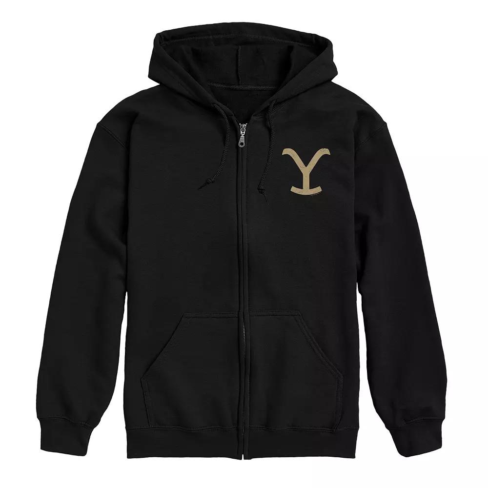 Men's Yellowstone Y Brand Zip Hoodie,  Product Image