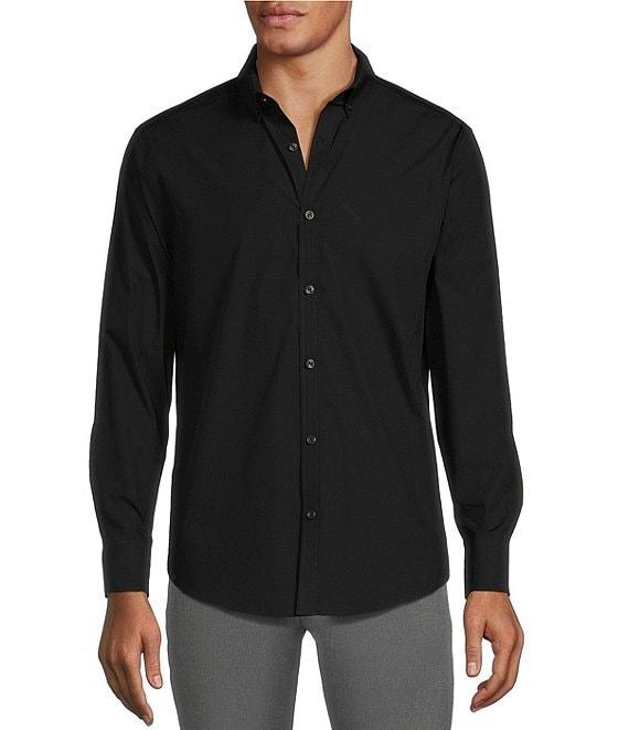 Murano Wardrobe Essentials Ultimate Modern Comfort Stretch Solid Long Sleeve Woven Shirt Product Image