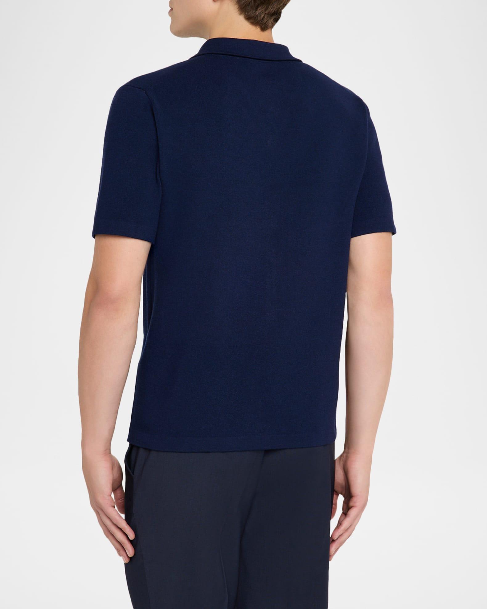 Men's Addington Geometric-Stripe Knit Camp Shirt Product Image