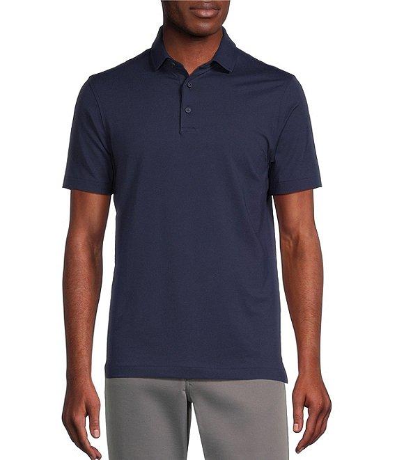 Cremieux Blue Label Tailored Fit Solid Short Sleeve Polo Shirt Product Image