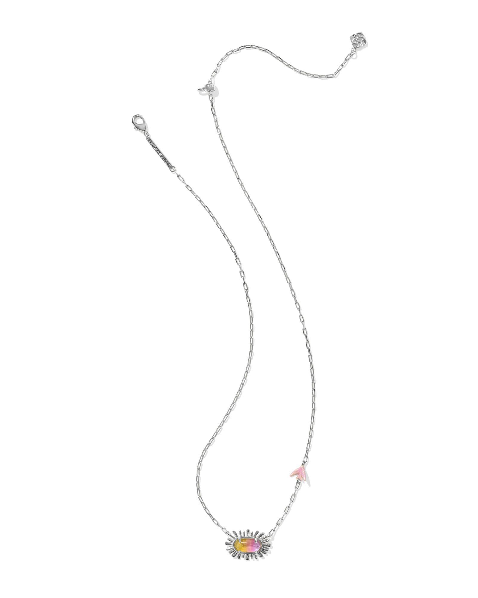 Elisa Bird Silver Short Pendant Necklace Product Image