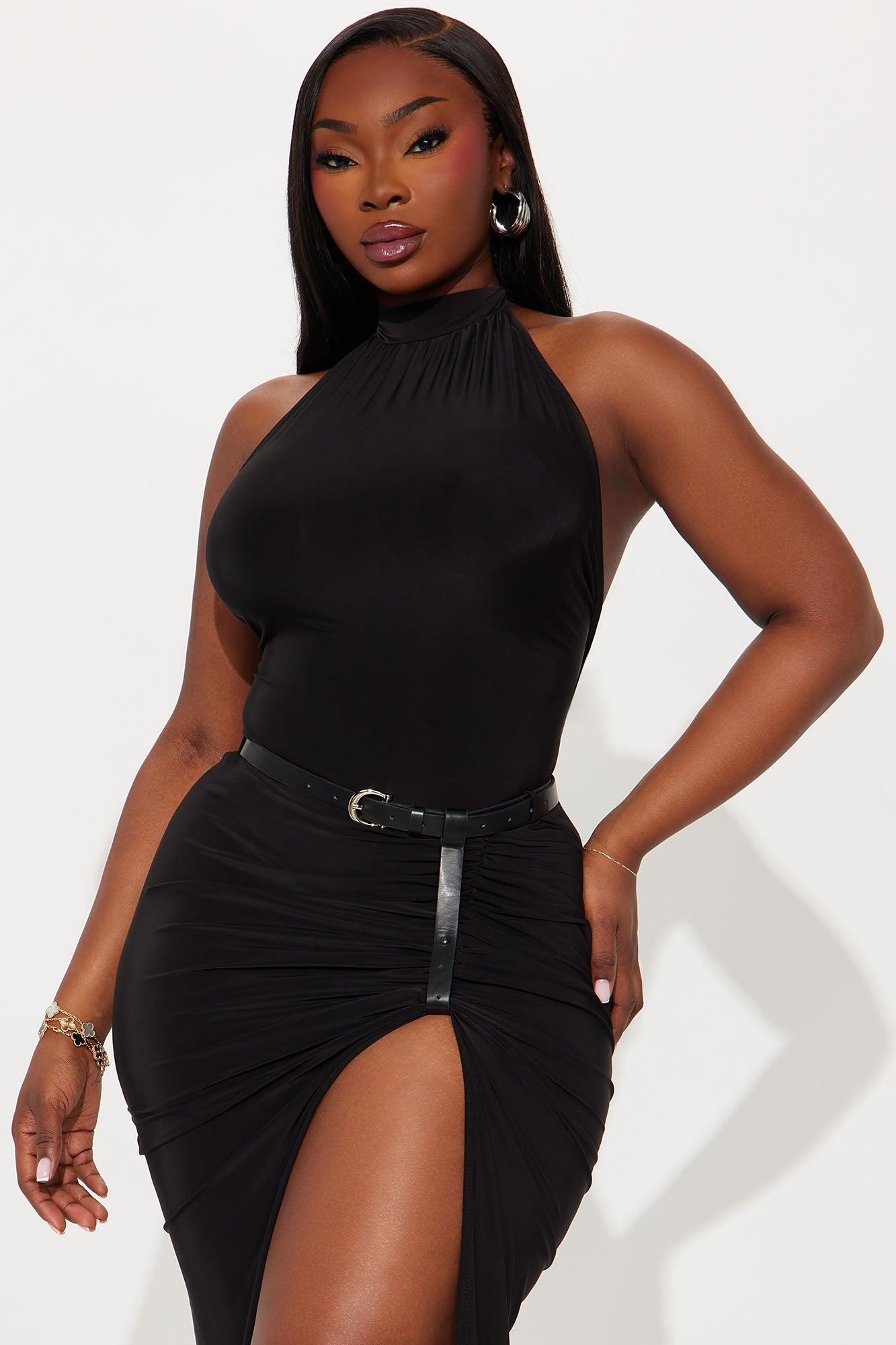 Call Me Never Maxi Dress - Black Female Product Image