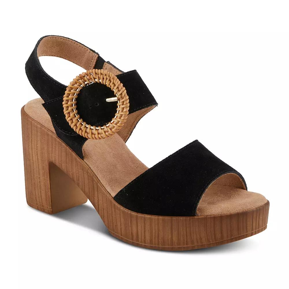 Spring Step Gamona Women's Cork Heeled Sandals,  Product Image