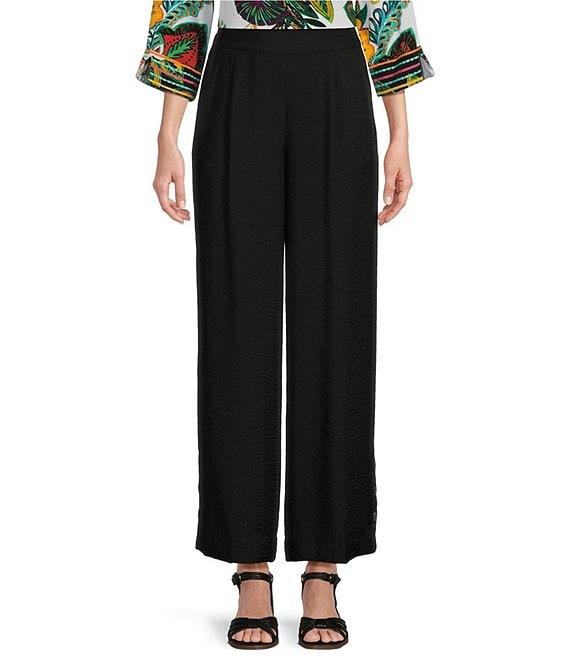 John Mark Wide Leg Pull-On Pants Product Image