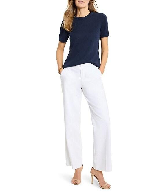 NIC + ZOE Easy Knit Scoop Neck Short Sleeve Tee Product Image