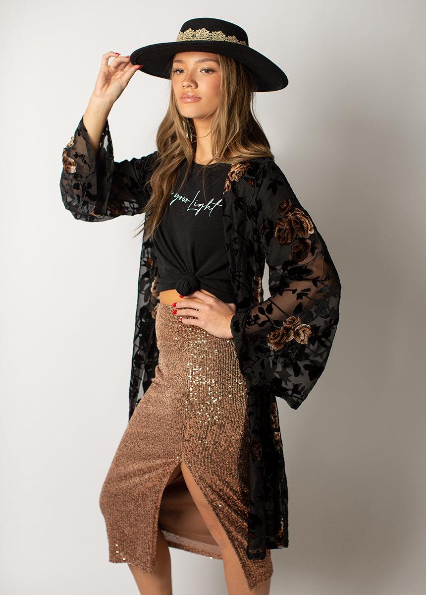 Halo Hat in Black Female Product Image