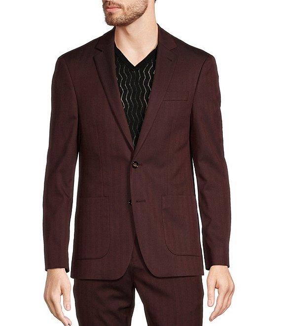 Murano Slim Fit Herringbone Suit Separates Jacket Product Image