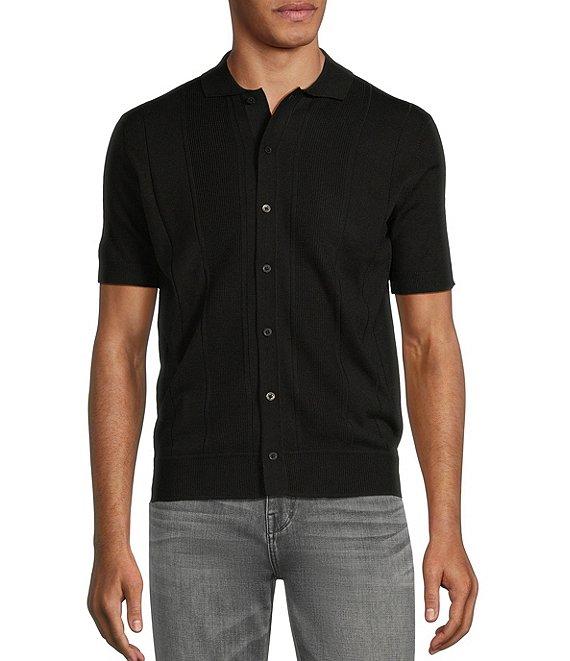 Murano Snit Short Sleeve Coatfront Shirt Product Image