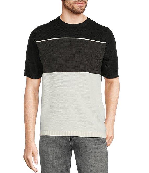 Murano Textured Snit Short Sleeve T-Shirt Product Image