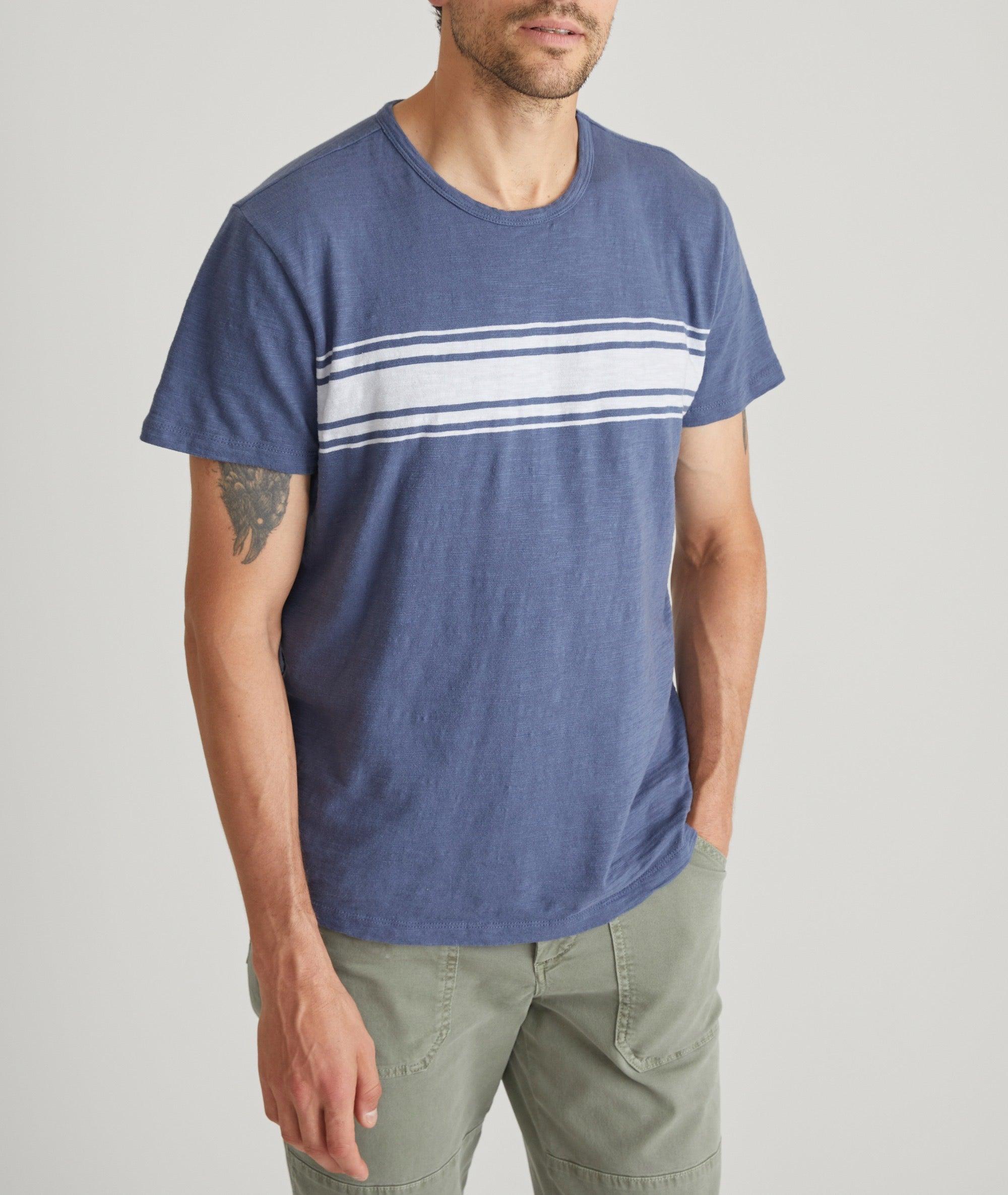 Vintage Heavy Slub Stripe Tee Product Image