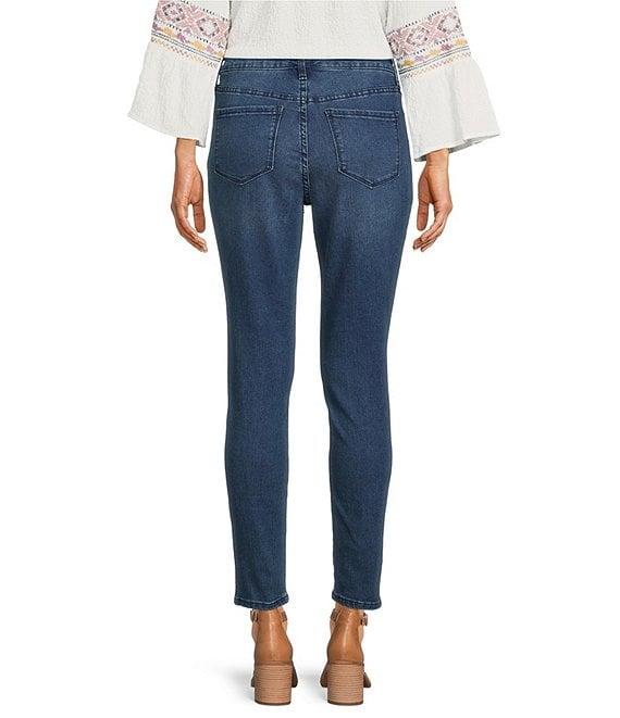 Code Bleu Soho Skinny Leg Mid Rise Jeans Product Image