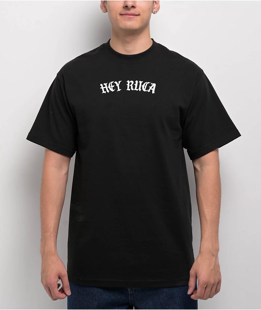 Hey Ruca Tears N Gears Black T-Shirt Product Image