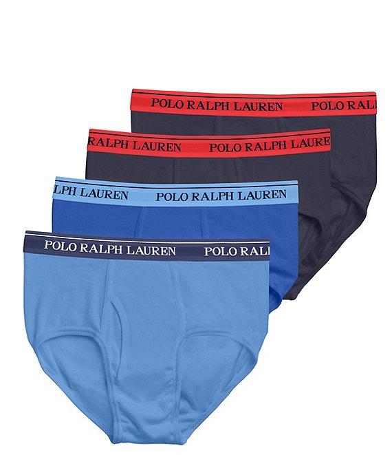 Polo Ralph Lauren Classic Cotton Mid-Rise Briefs 4-Pack Product Image