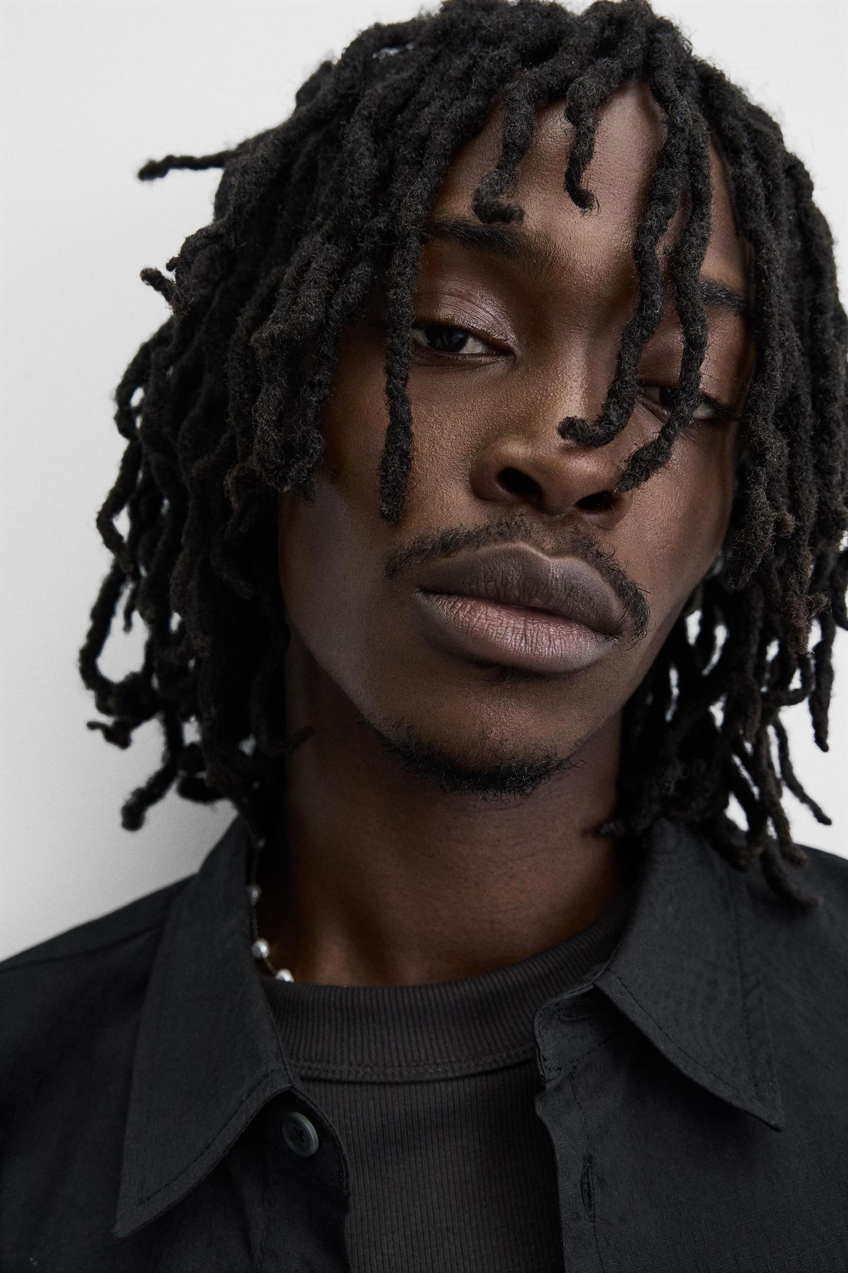 COTTON LINEN JACQUARD SHIRT Product Image