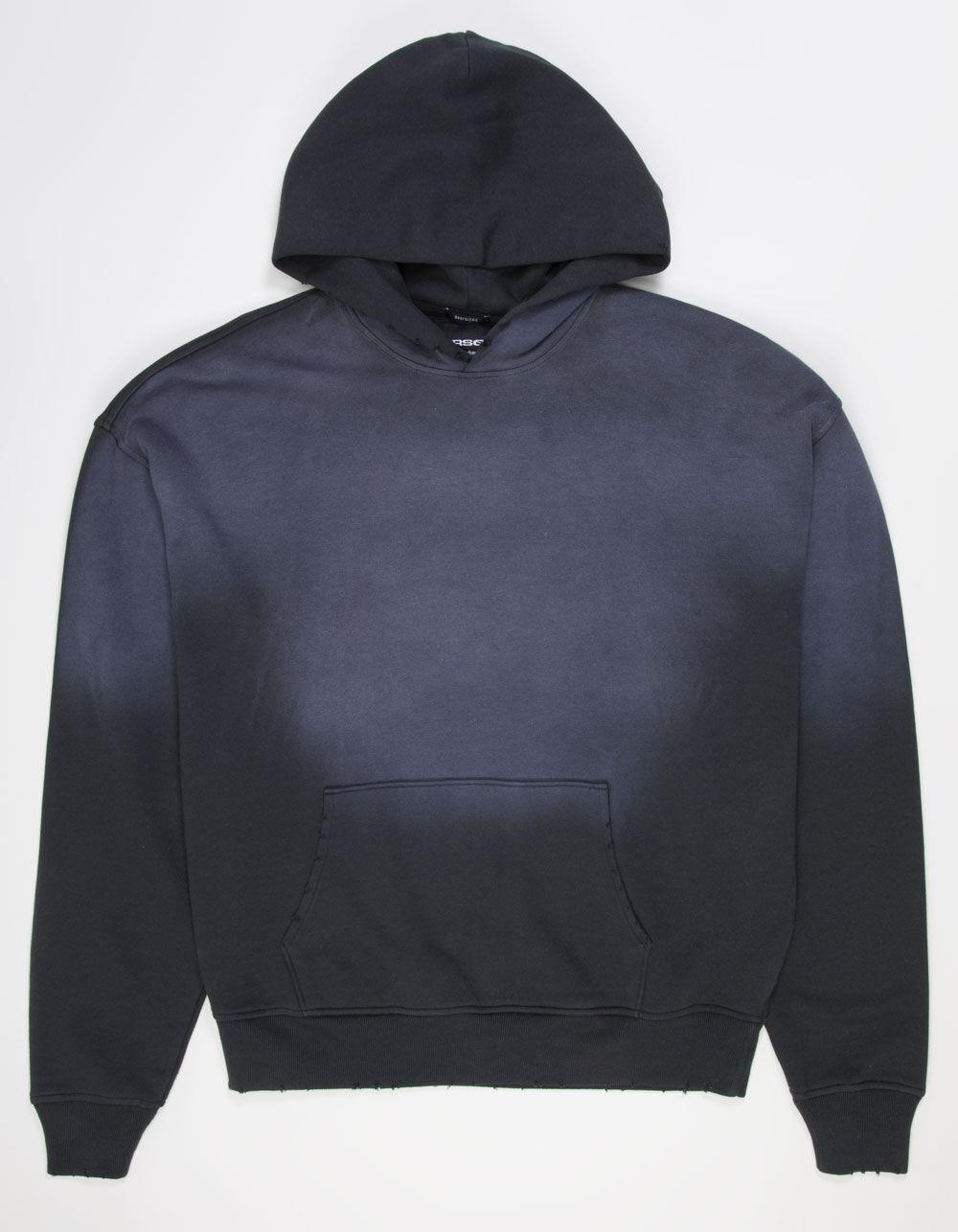 RSQ Mens Faded Oversized Hoodie - BLUE Product Image