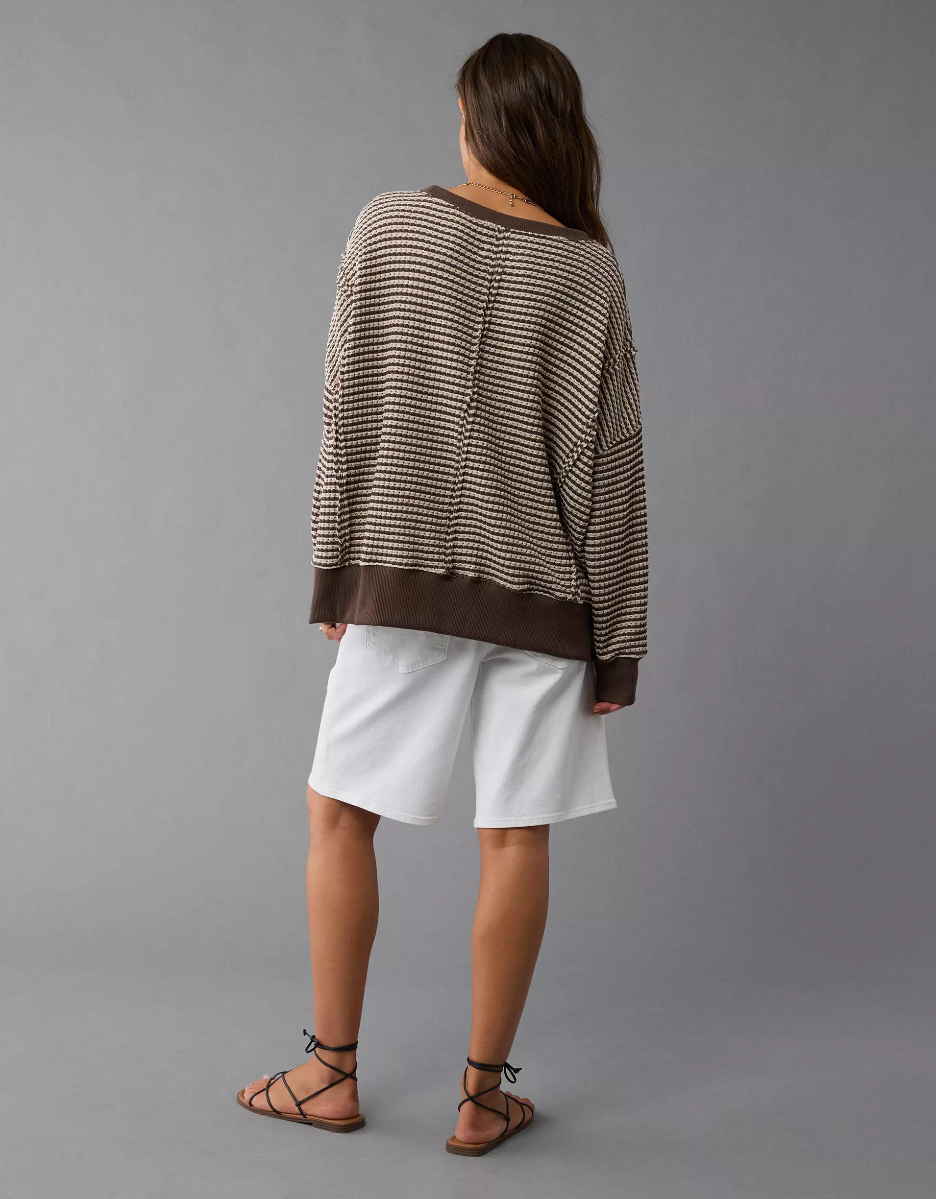 AE Big Hug Waffle Sweatshirt Product Image