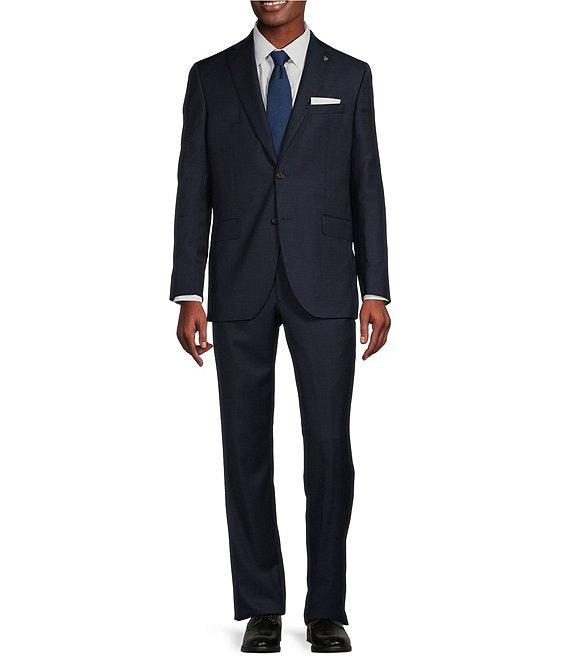 Cremieux Modern Fit Flat Front Tonal Plaid 2-Piece Suit Product Image