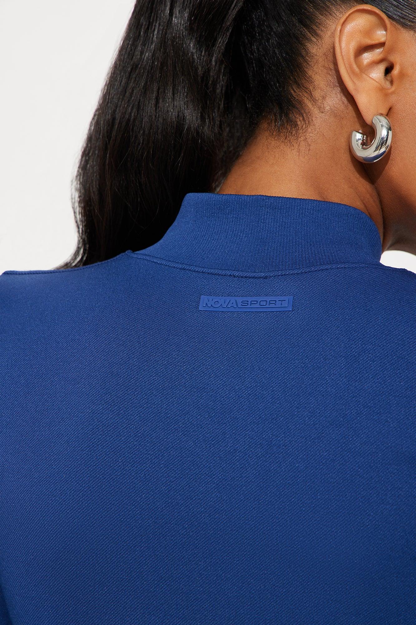 Power Up Flex Seamless Active Jacket - Midnight Blue Product Image