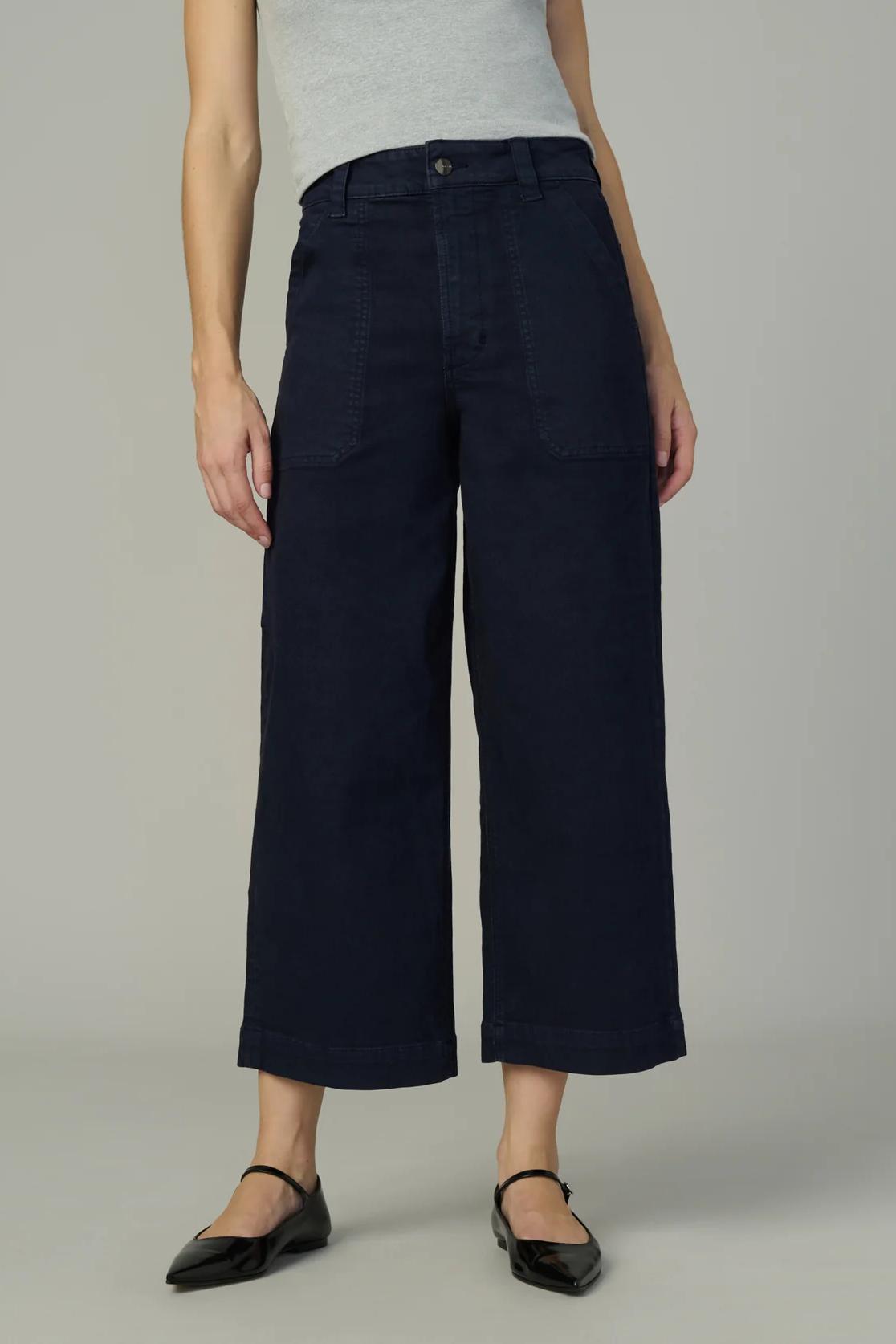 The Chloe Utility Wide Leg Crop- Night Sky Product Image