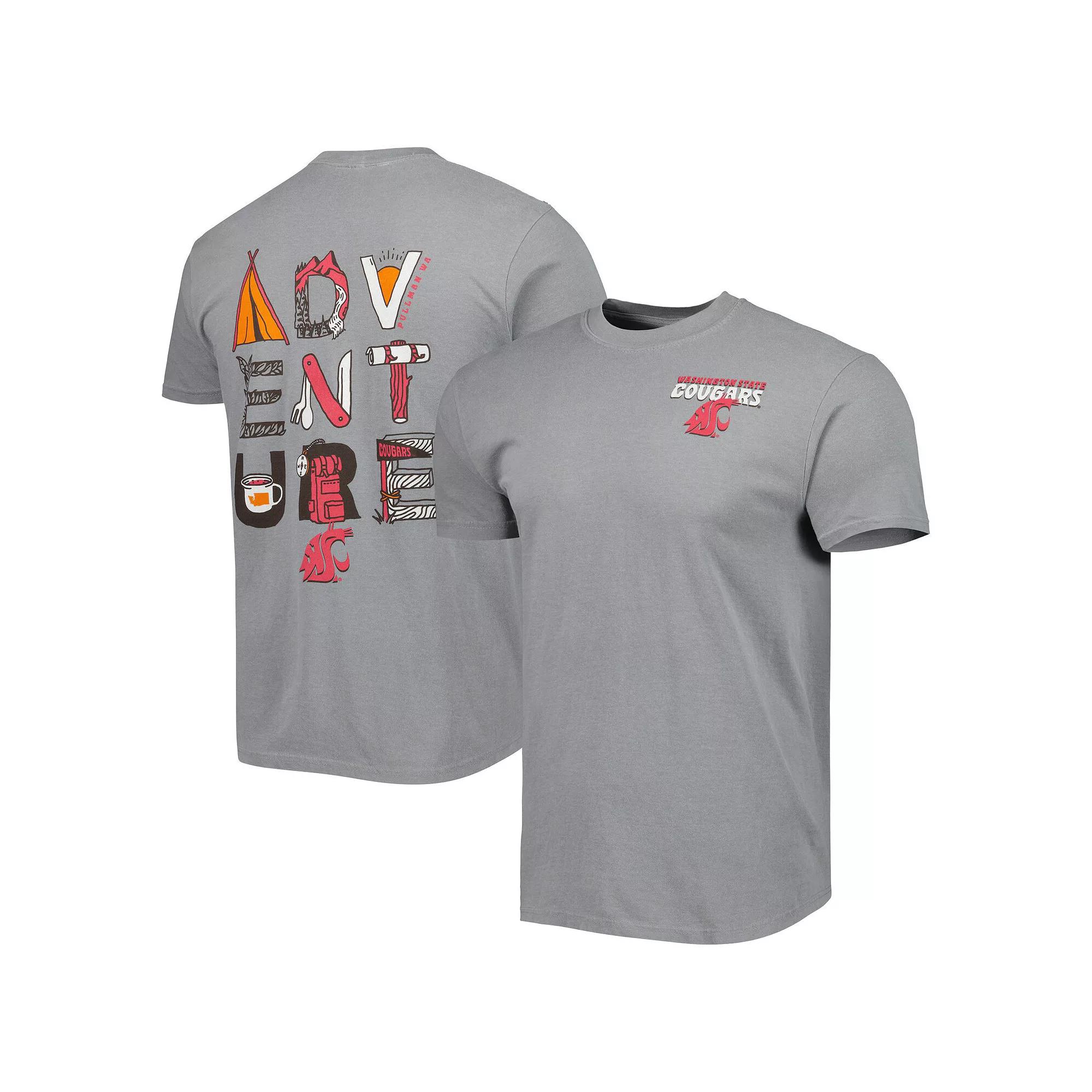 Men's Gray Washington State Cougars Adventure Comfort Colors T-Shirt, Size: XL, Wsc Grey Product Image
