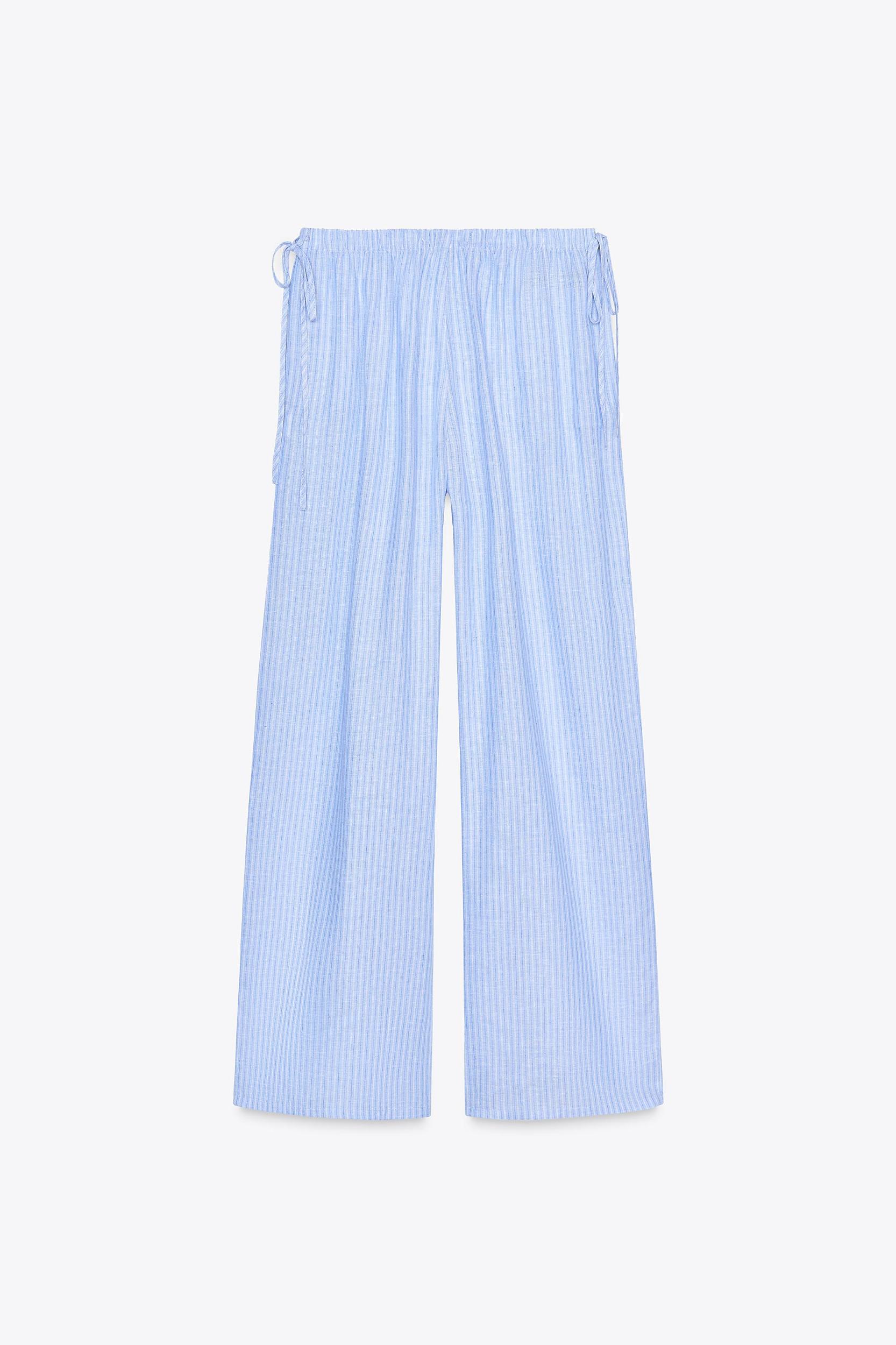 STRIPED PALAZZO PANTS Product Image