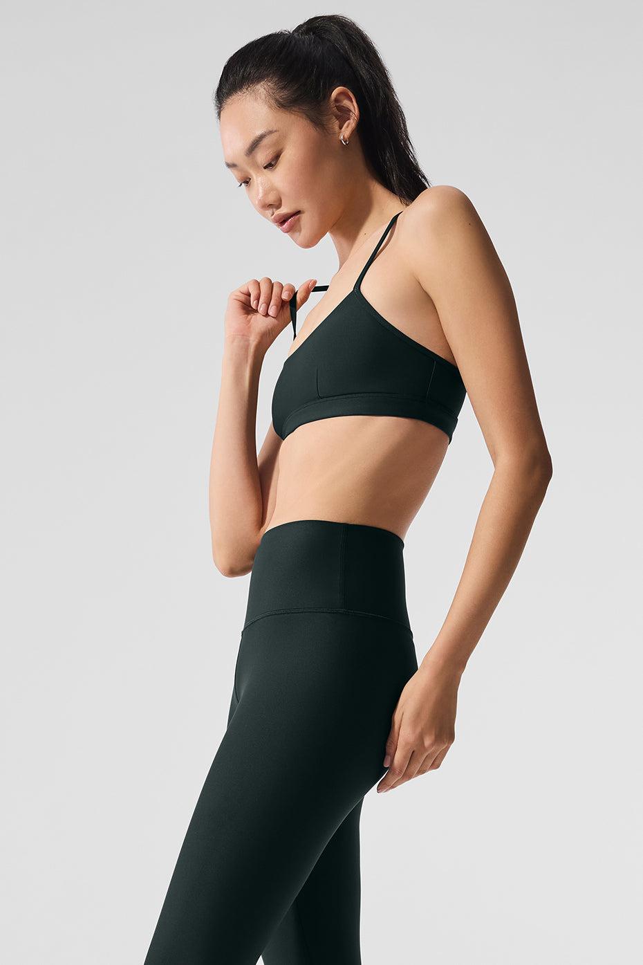 Airlift Intrigue Bra - Charcoal Green Female Product Image