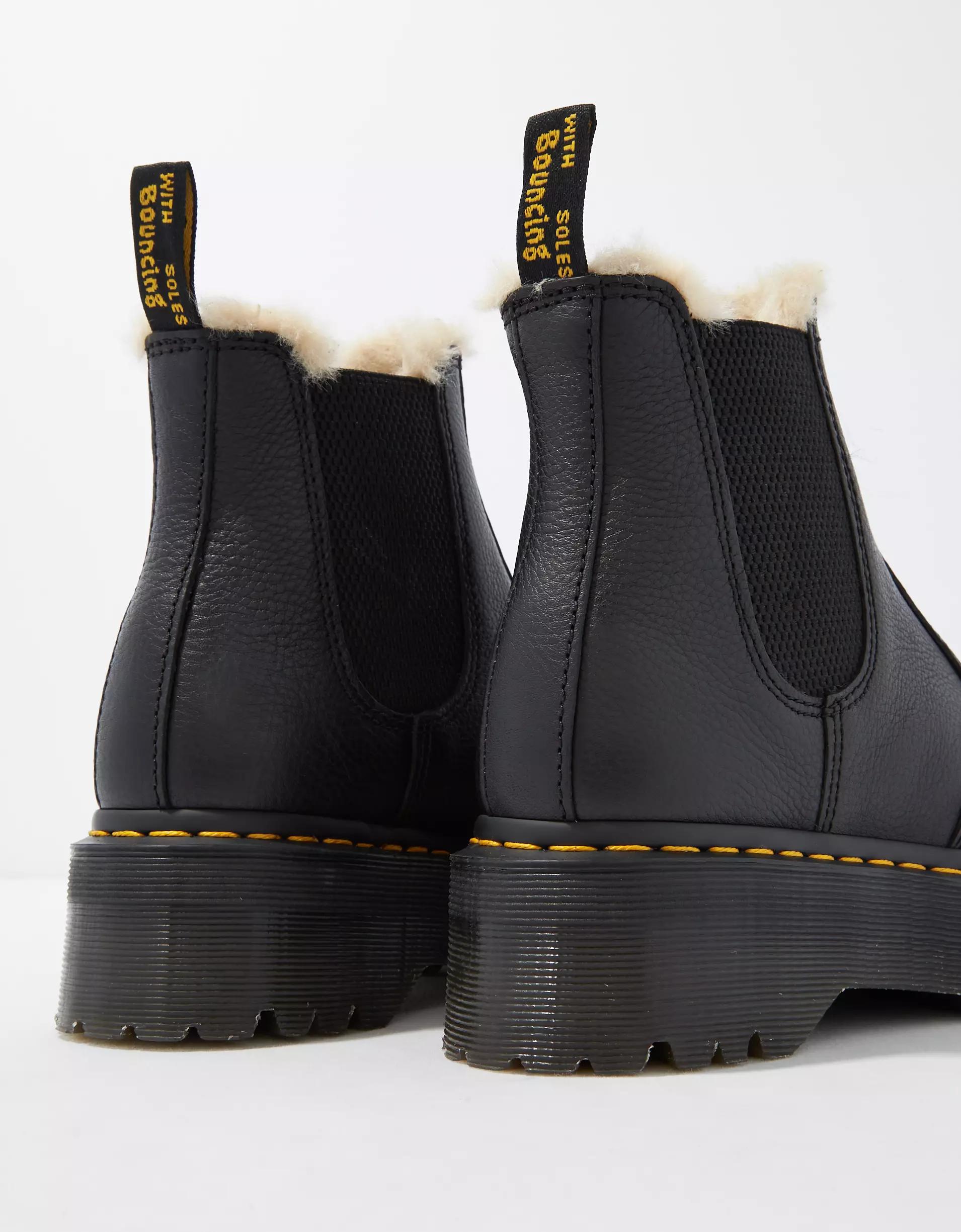 Dr. Martens Women's 2976 Faux Fur-Lined Platform Chelsea Boot Product Image